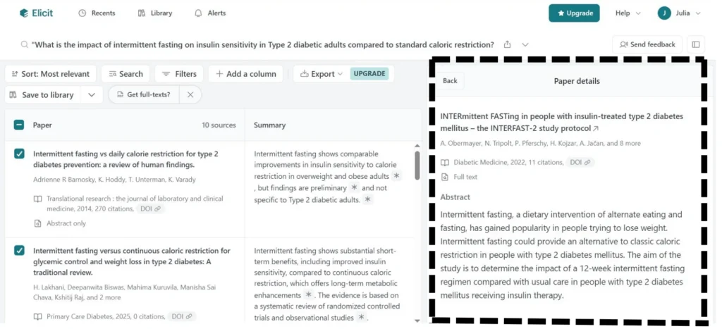 Generating the Research Report on Elicit Ai