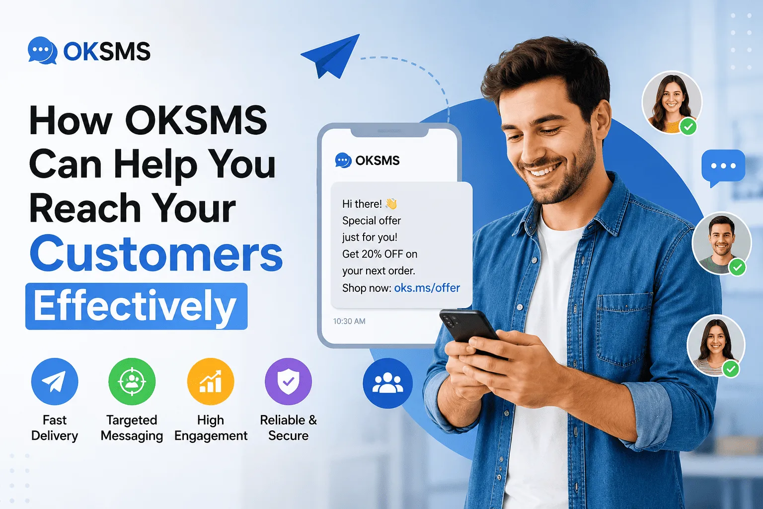 How OKSMS Can Help You Reach Your Customers Effectively