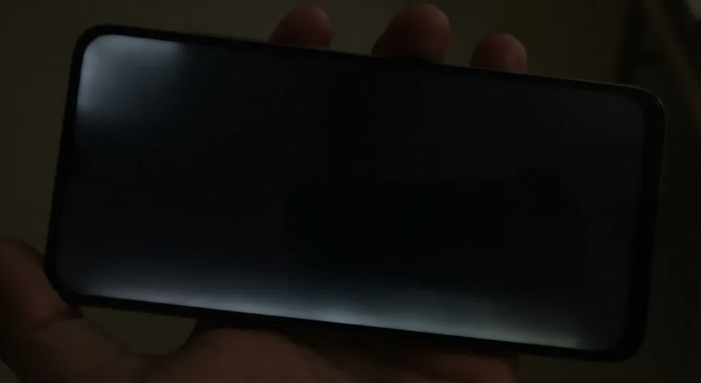 Backlight Bleed on LCD Screens cause bright spot on phone screen