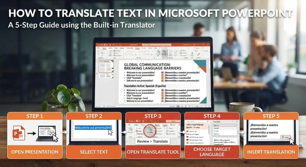 How to Translate Text in Microsoft PowerPoint