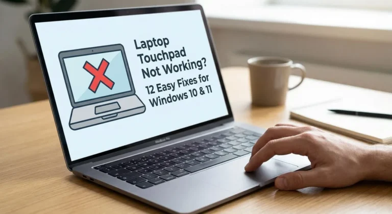 Laptop Touchpad Not Working? 12 Easy Fixes for Windows 10 & 11