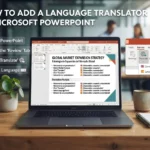 Add a Language Translator in Microsoft PowerPoint