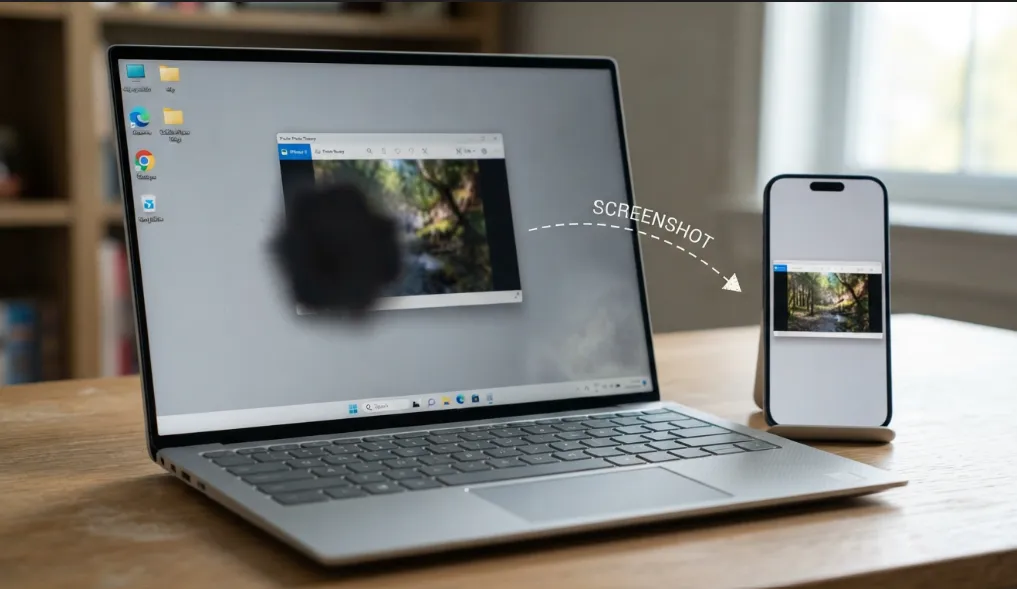 Screenshot test showing how to identify a physical LCD screen defect